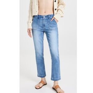 Paige Mayslie Straight Ankle Jeans